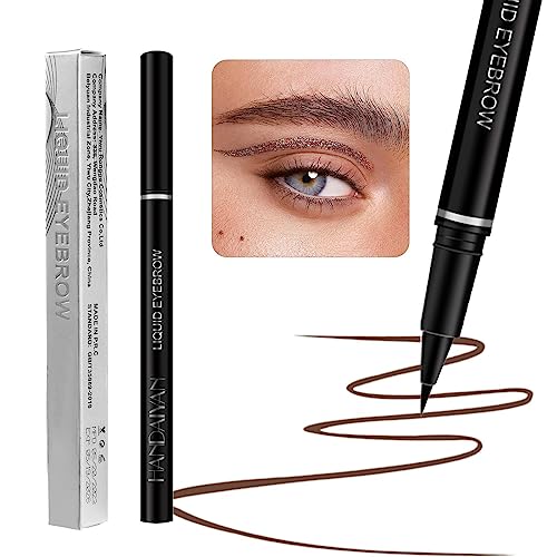 Eyeliner-Stift flüssig | Langlebiger Augenstift - Langlebiger Augenstift, wasserfester Eyeliner, wischfester farbiger flüssiger Eyeliner, ultrafeiner flüssiger Augenbrauenstift, langlebiger Pratvider von Pratvider