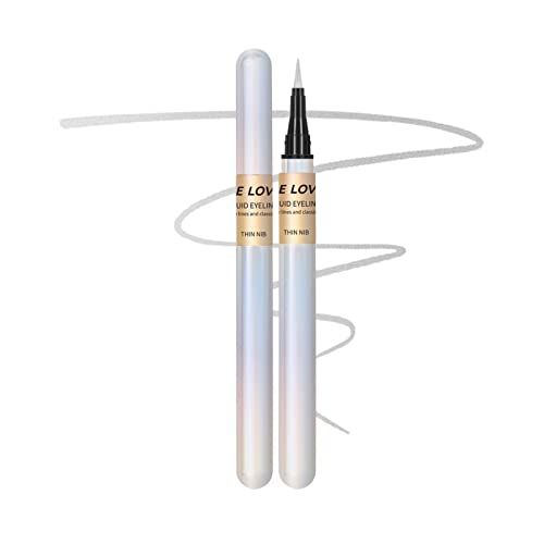 Eyeliner mit ultrafeiner Spitze - Wasserdichte, matte, flüssige Eyeliner mit feiner Spitze,Langanhaltender, schnell trocknender, hochpigmentierter Eyeliner für Frauen, Halloween, Pratvider von Pratvider