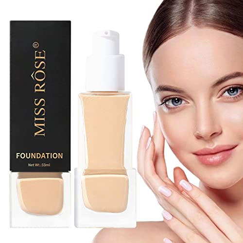 Flüssiges Foundation-Make-up | 33 ml Flüssige Make-up-Grundlage für gesunde Haut,Oil Control 24HR, wasserfeste Concealer Foundation verbessert ungleichmäßigen Hautton Pratvider von Pratvider