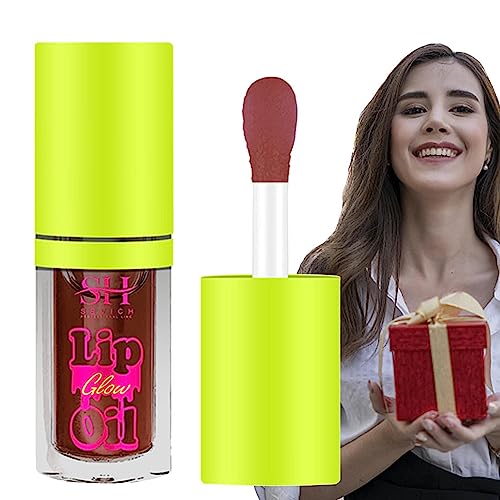 Glänzenderer Lipgloss,Nicht klebende Lippenessenz für sofortiges Volumen - Langanhaltender Wasserspiegel-Lippenfleck, natürliches Lippenverschönerungs-Make-up, Geschenk für Frauen Pratvider von Pratvider