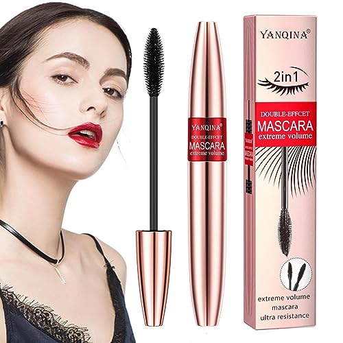 Mascara-Creme, Langanhaltende Mascara für mehr Volumen und Schwung, Wimpern-Mascaras für Frauen mit empfindlichen Augen, voluminöse und stark anhebende Wimpern, wischfest Pratvider von Pratvider