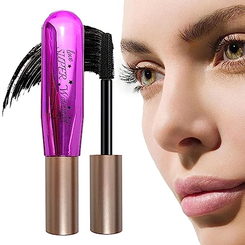 Wimperntusche | Mirror Design Lash Mascara Wasserfest | Langlebige, nicht verklumpende, verlängernde Wimperntusche für Augen-Make-up, größere Augen Pratvider von Pratvider