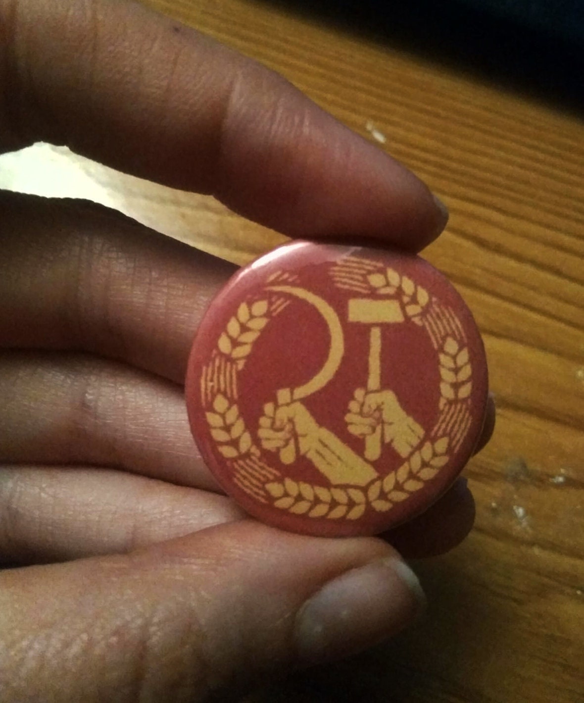 Kommunismus Rad Hammer Und Sichel Knopf Abzeichen Pin Brosche von PraxiStudio