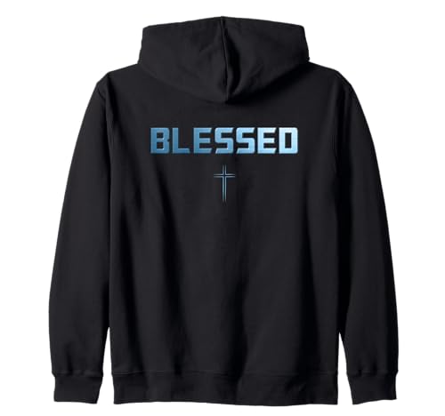 Blessed – Männer & Jungen Born-Again Christian Faith Grafik Kapuzenjacke Blessed – Männer & Jungen Born-Again Christian Faith Grafik Kapuzenjacke von Prayer Warrior Men Christian Faith