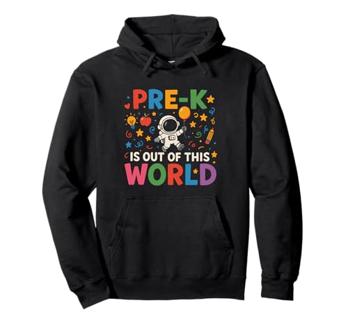 Pre-K ist Nicht von Dieser Welt, Astronaut, Design für Kinder Pullover Hoodie von Pre-K Is Out of This World Kids Learning Fun