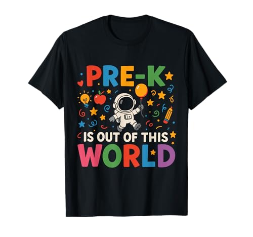 Pre-K ist Nicht von Dieser Welt, Astronaut, Design für Kinder T-Shirt von Pre-K Is Out of This World Kids Learning Fun