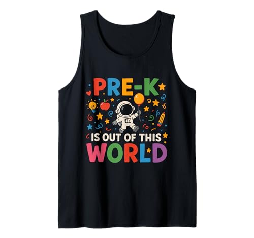 Pre-K ist Nicht von Dieser Welt, Astronaut, Design für Kinder Tank Top von Pre-K Is Out of This World Kids Learning Fun
