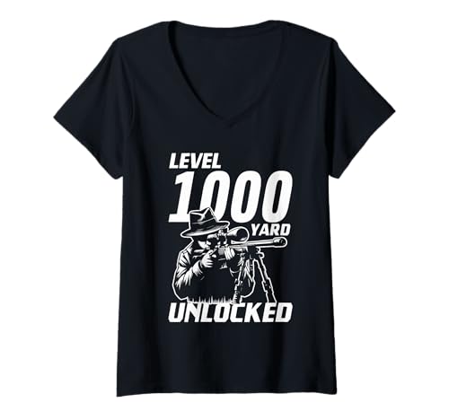 Damen Level 914 m freigeschaltetes Design T-Shirt mit V-Ausschnitt Damen Level 914 m freigeschaltetes Design T-Shirt mit V-Ausschnitt von Precision Marksman Apparel