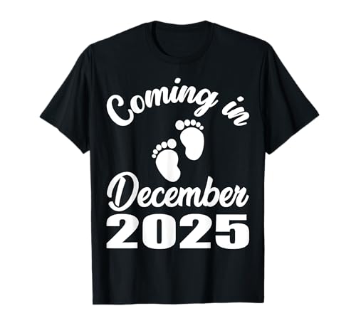 Baby Coming in December 2025 Mom Dad Baby Ankündigung Geschenke T-Shirt von Pregnancy Announcement 2025 Family Gifts & Apparel