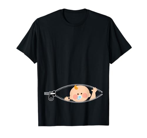 Schwangerschaftsverkündigung Baby Junge Spähend Neugeborene T-Shirt Schwangerschaftsverkündigung Baby Junge Spähend Neugeborene T-Shirt von Pregnancy Announcement Gifts Co.