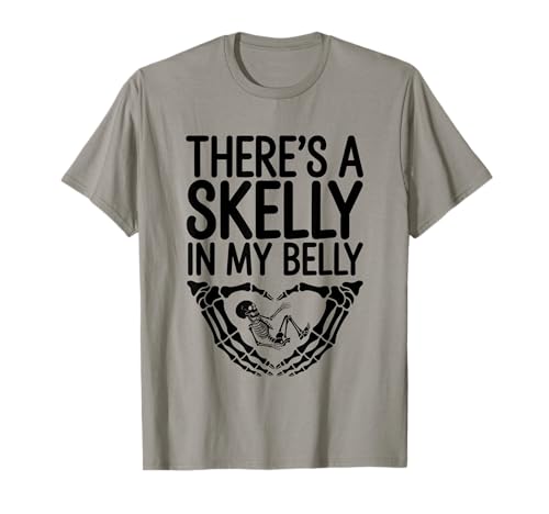 Pregnancy Announcement Halloween Baby Coming Soon Reveal T-Shirt von Pregnancy Announcement Halloween Tee