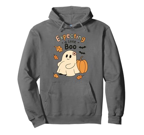 Expecting a Little Ghost Schwangerschaftsankündigung Frauen Pullover Hoodie von Pregnant Mom Ghost Halloween Outfit