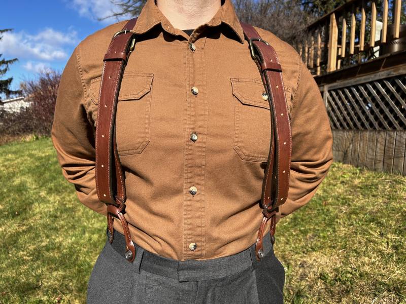 Whisky Leder Knopf Hosenträger Rustikale Groomsmen Hochzeit Gürtel von PreisingLegacy