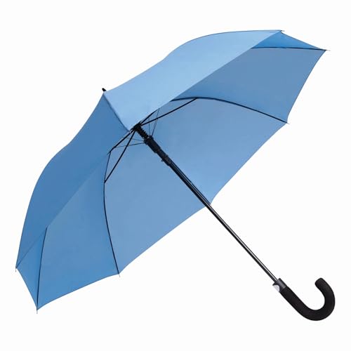 Preiswert&Gut Golfschirm Ø119 cm Golf Schirm Regenschirm Groß XL Stockschirm Damen Herren 2 Personen (Azurblau) von Preiswert & Gut