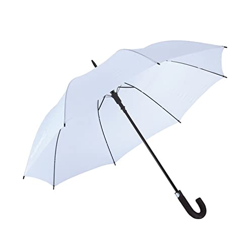 Preiswert & Gut Golfschirm Ø119 cm Golf Schirm Regenschirm Groß XL Stockschirm Damen Herren 2 Personen (Weiß) von Preiswert & Gut