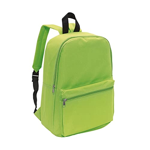 Preiswert & Gut Kleiner Rucksack 30x10x39 verwendbar als Kinderrucksack Damen Herren (Apfelgrün) von Preiswert & Gut