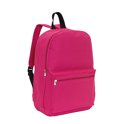 Preiswert & Gut Kleiner Rucksack 30x10x39 verwendbar als Kinderrucksack Damen Herren (Pink) von Preiswert & Gut