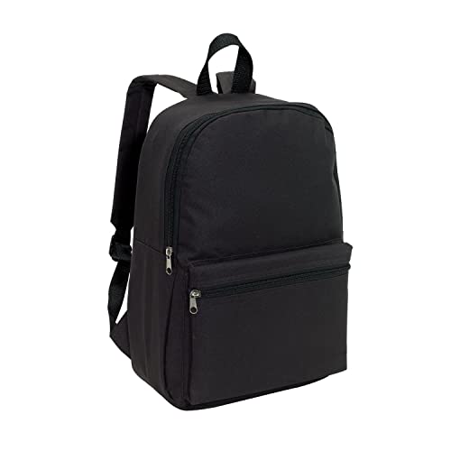 Preiswert & Gut Kleiner Rucksack 30x10x39 verwendbar als Kinderrucksack Damen Herren (Schwarz) von Preiswert & Gut