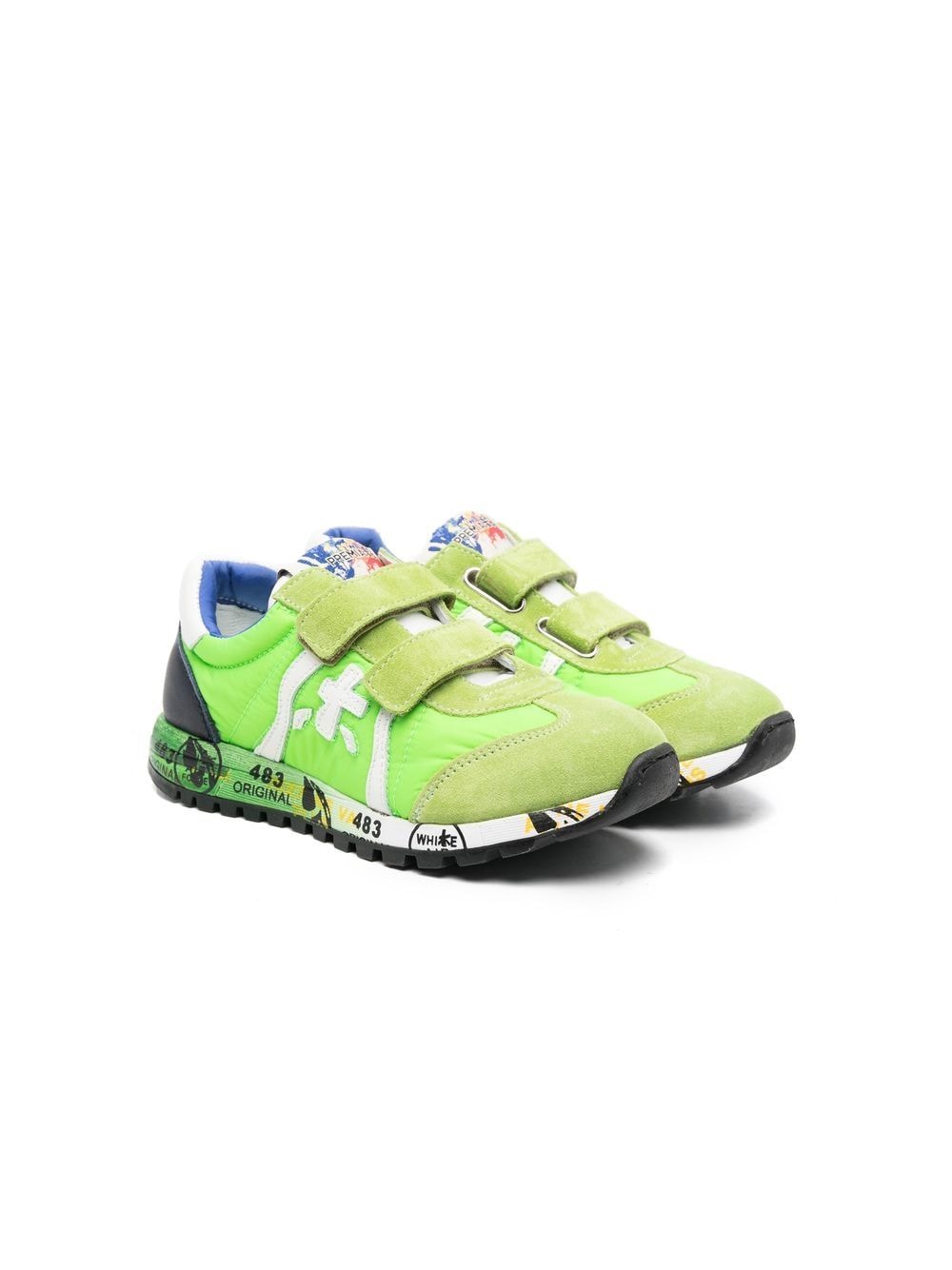 Premiata Kids Lucy Sneakers mit Klettverschluss - Grün von Premiata Kids