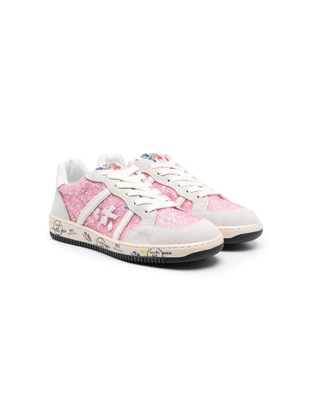 Premiata Kids Sneakers mit Glitter-Detail - Rosa von Premiata Kids