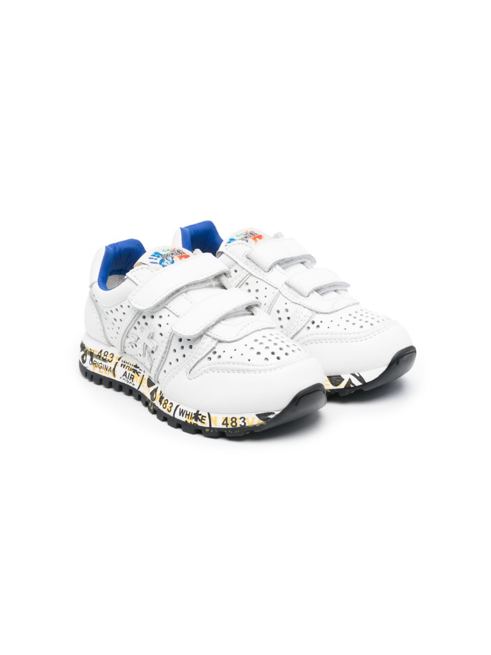 Premiata Kids Sneakers mit Klettverschluss - Weiß von Premiata Kids