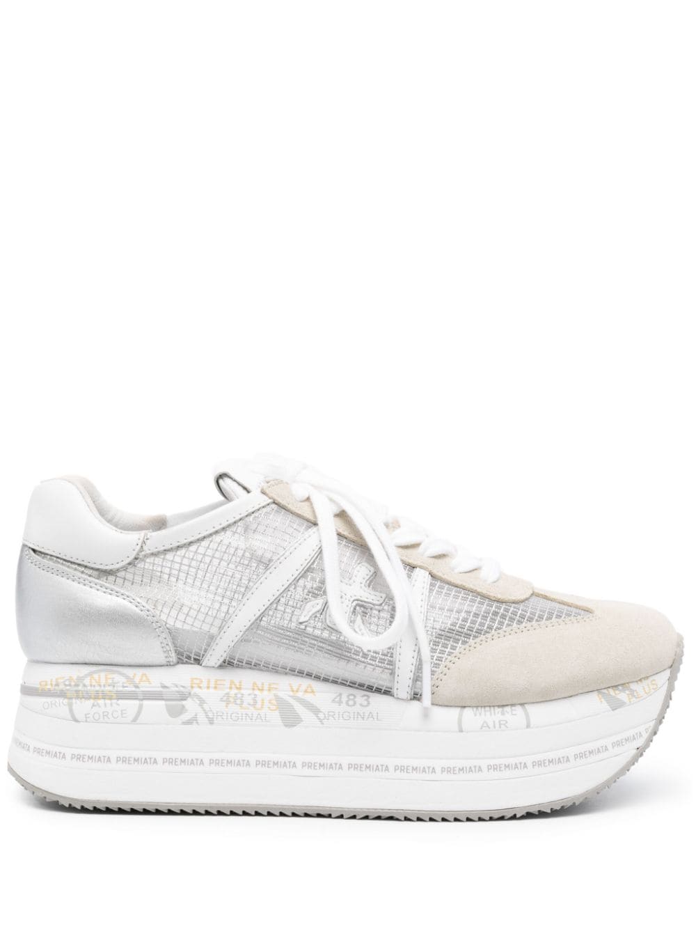 Premiata Beth Plateau-Sneakers - Grau von Premiata