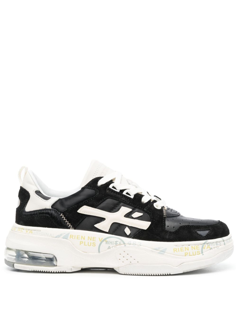 Premiata Drake Sneakers mit Logo-Patch - Schwarz von Premiata