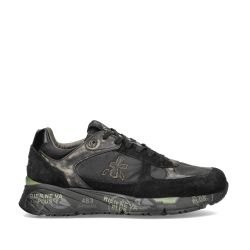 Premiata Herren-sneaker In Schwarzem Wildleder & Ripstop von Premiata