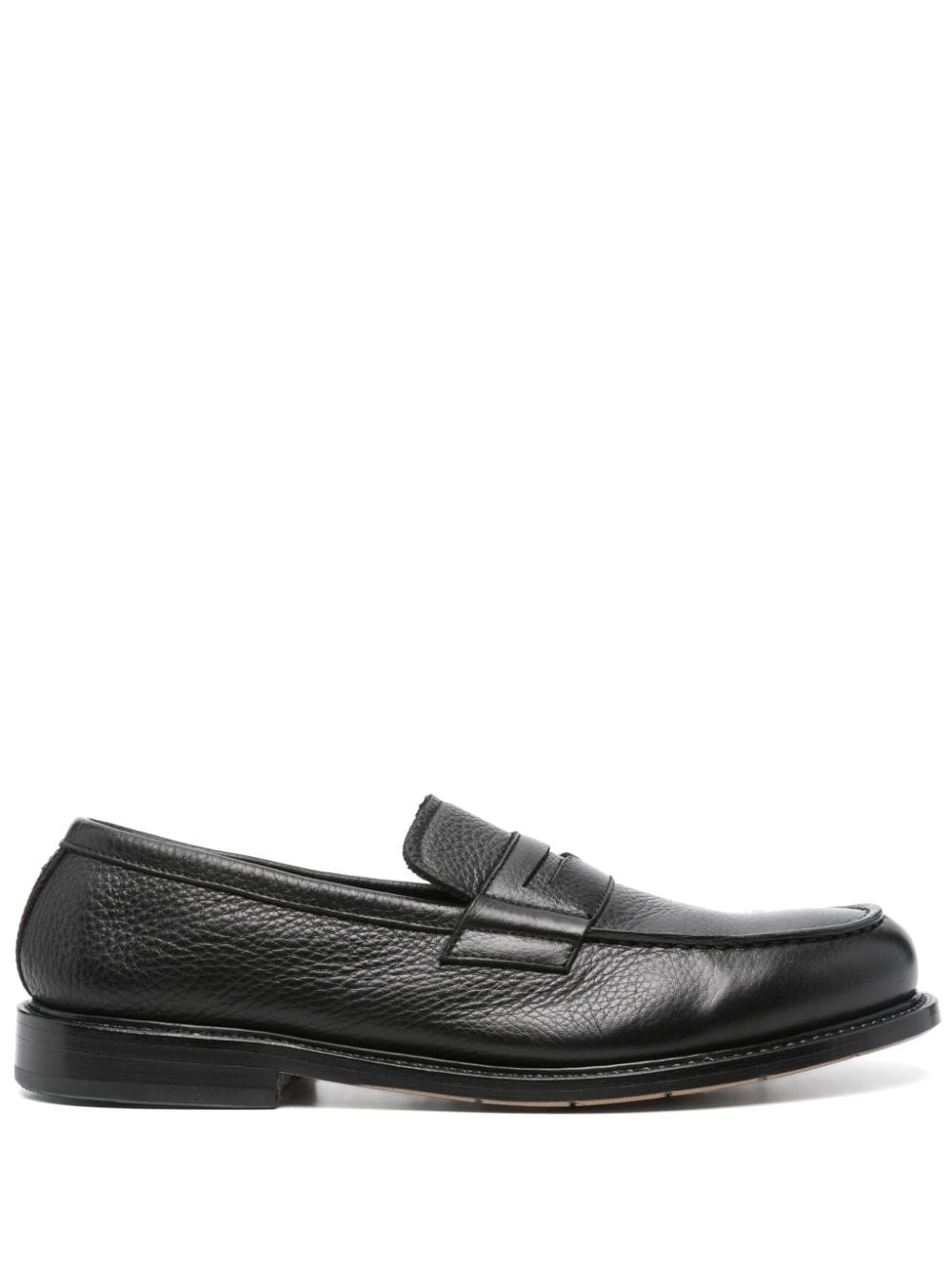 Premiata Loafer aus strukturiertem Leder - Schwarz von Premiata