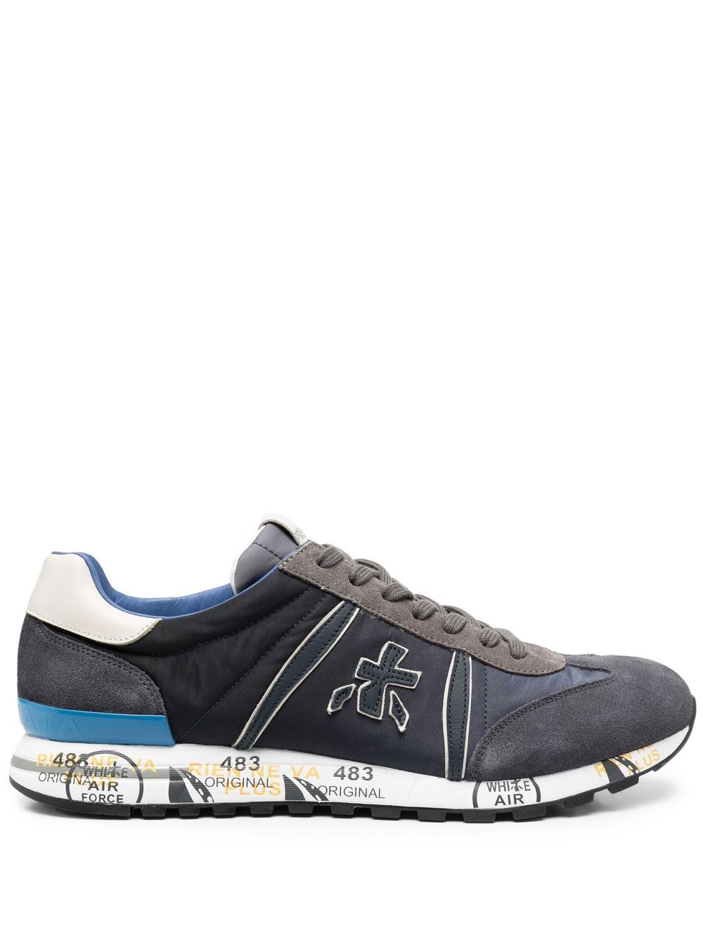 Premiata Lucy Sneakers mit Kontrasteinsätzen - Blau von Premiata