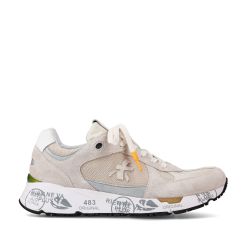 Premiata Mase Beige Wildleder & Technisches Gewebe Sneakers von Premiata