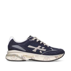Premiata Moerun Blaue Wildleder-sneaker von Premiata