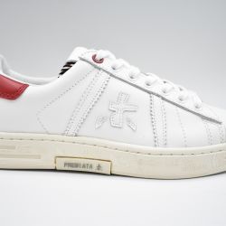 Premiata Rosso Bianco Flache Schuhe von Premiata