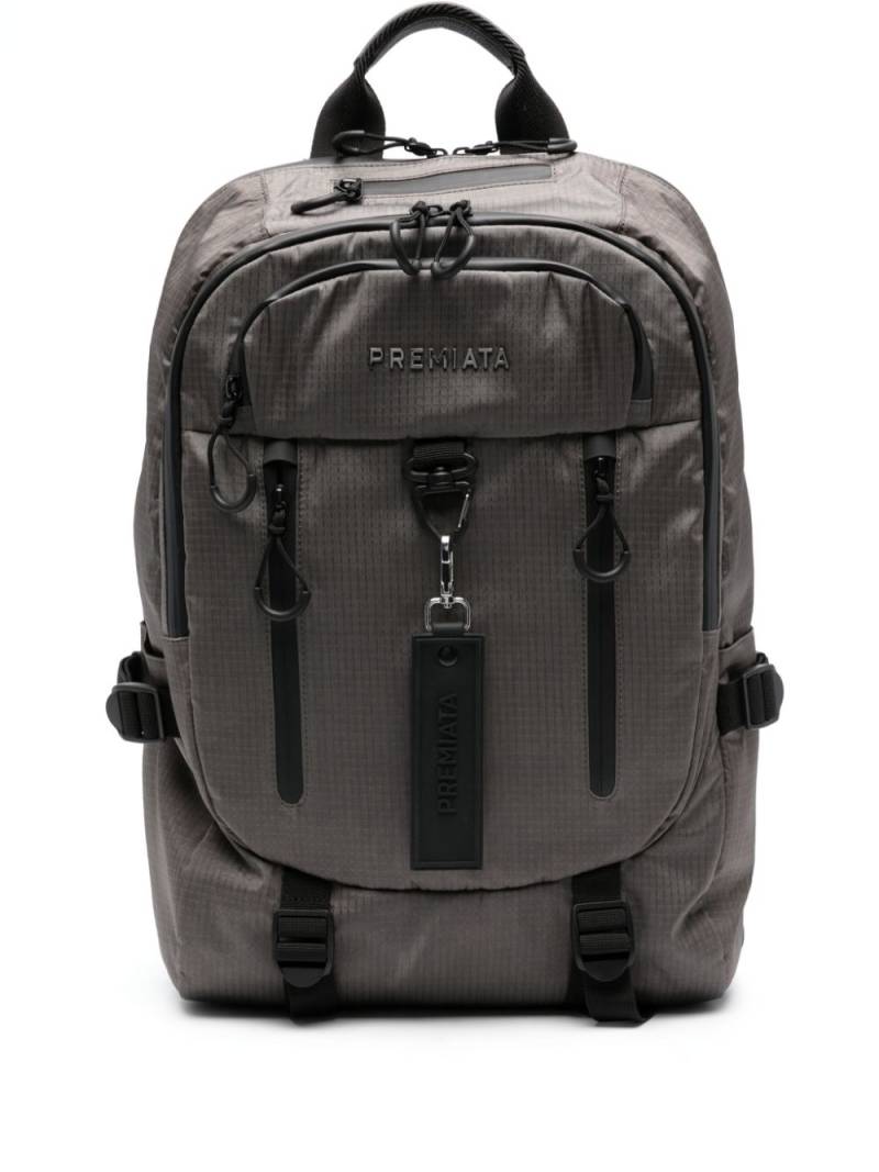 Premiata Venture Rucksack mit Logo-Schild - Grau von Premiata