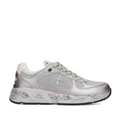 Premiata Women's Silver Leather Sneakers von Premiata
