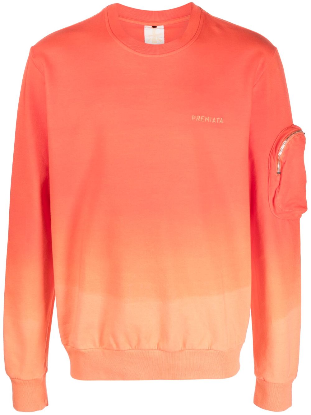 Premiata Sweatshirt mit Farbverlauf-Optik - Orange von Premiata