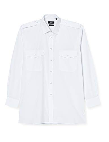 Premier Herren Hemd "Pilot", langärmlig (Kragenweite 42cm) (Weiß) von Premier Workwear