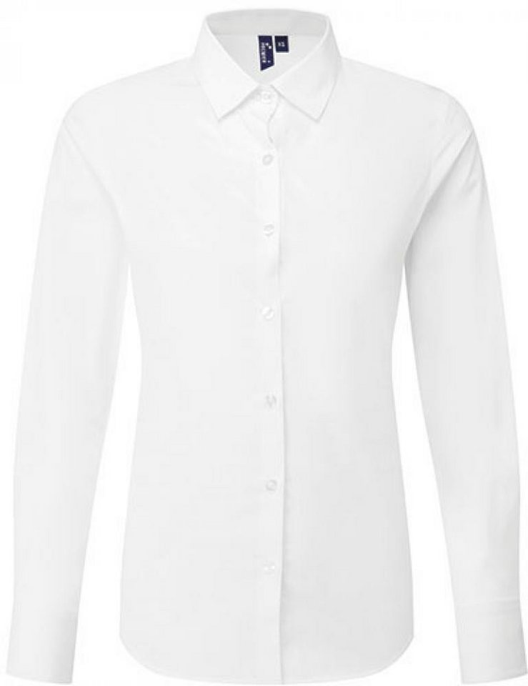 Premier Workwear Kapuzenpullover Womens Long Sleeve Recyclight Poplin Shirt Damen Hemd von Premier Workwear