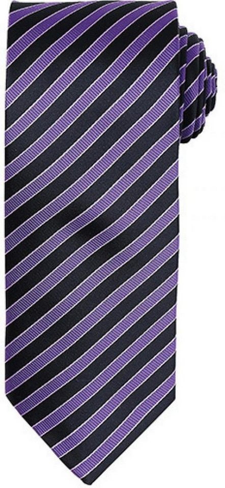 Premier Workwear Krawatte Double Stripe Tie / Breite 3 / 7,5 cm / Länge 57" / 144 cm" von Premier Workwear