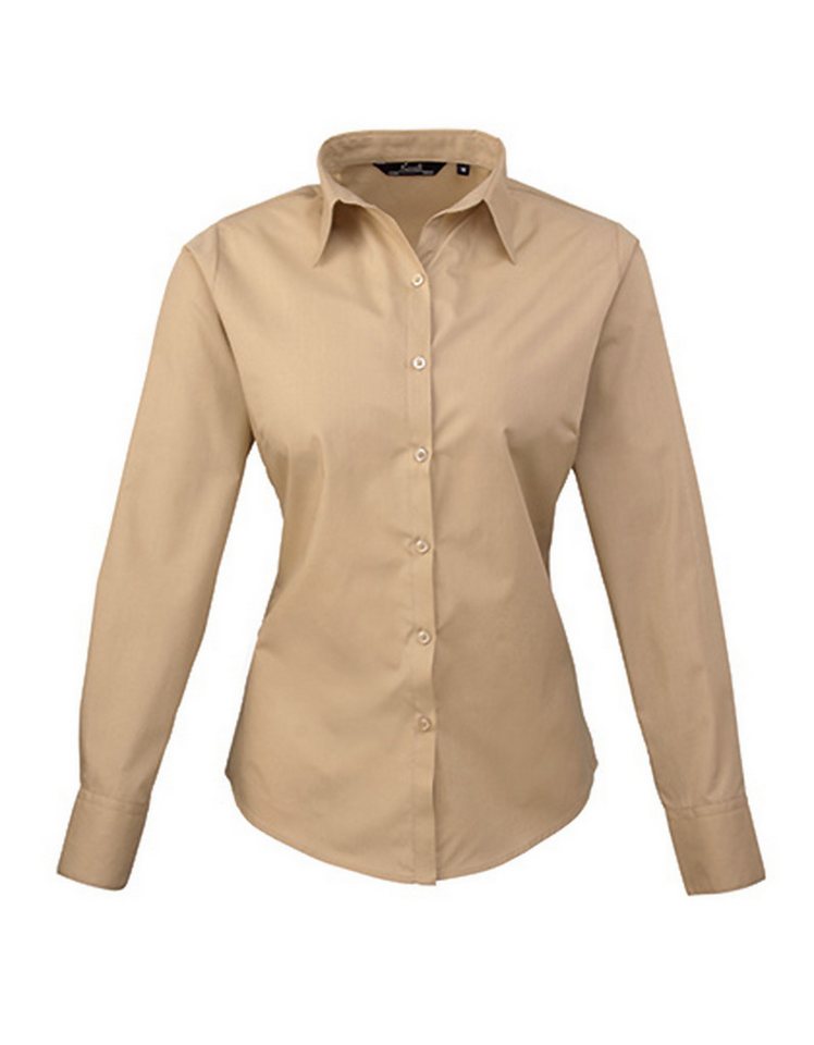 Premier Workwear Langarmhemd Women´s Poplin Long Sleeve Blouse von Premier Workwear