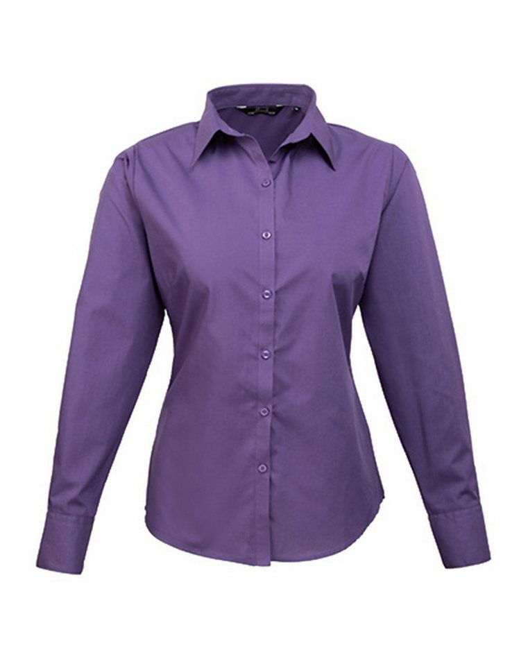 Premier Workwear Langarmhemd Women´s Poplin Long Sleeve Blouse Premier Workwear Langarmhemd Women´s Poplin Long Sleeve Blouse von Premier Workwear