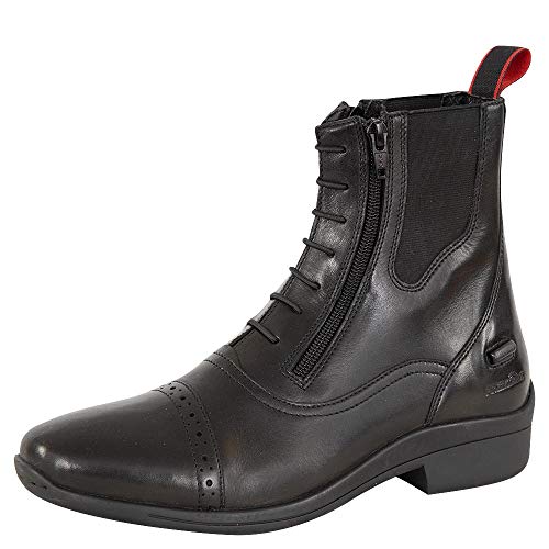 Premiere Leder-Jodhpur-Stiefeletten Oklahoma mit 2 Reißverschlüsse schwarz (numeric_39) von Premiere