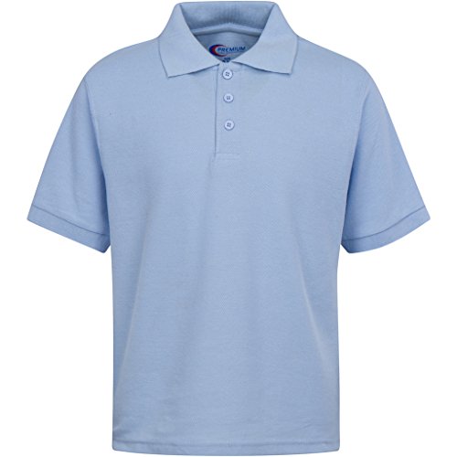 Premium Herren Poloshirts - Kurzarm Fleckenschutz Poloshirts für Männer - Blau - 4X-Groß Premium Herren Poloshirts - Kurzarm Fleckenschutz Poloshirts für Männer - Blau - 4X-Groß von Premium Wear