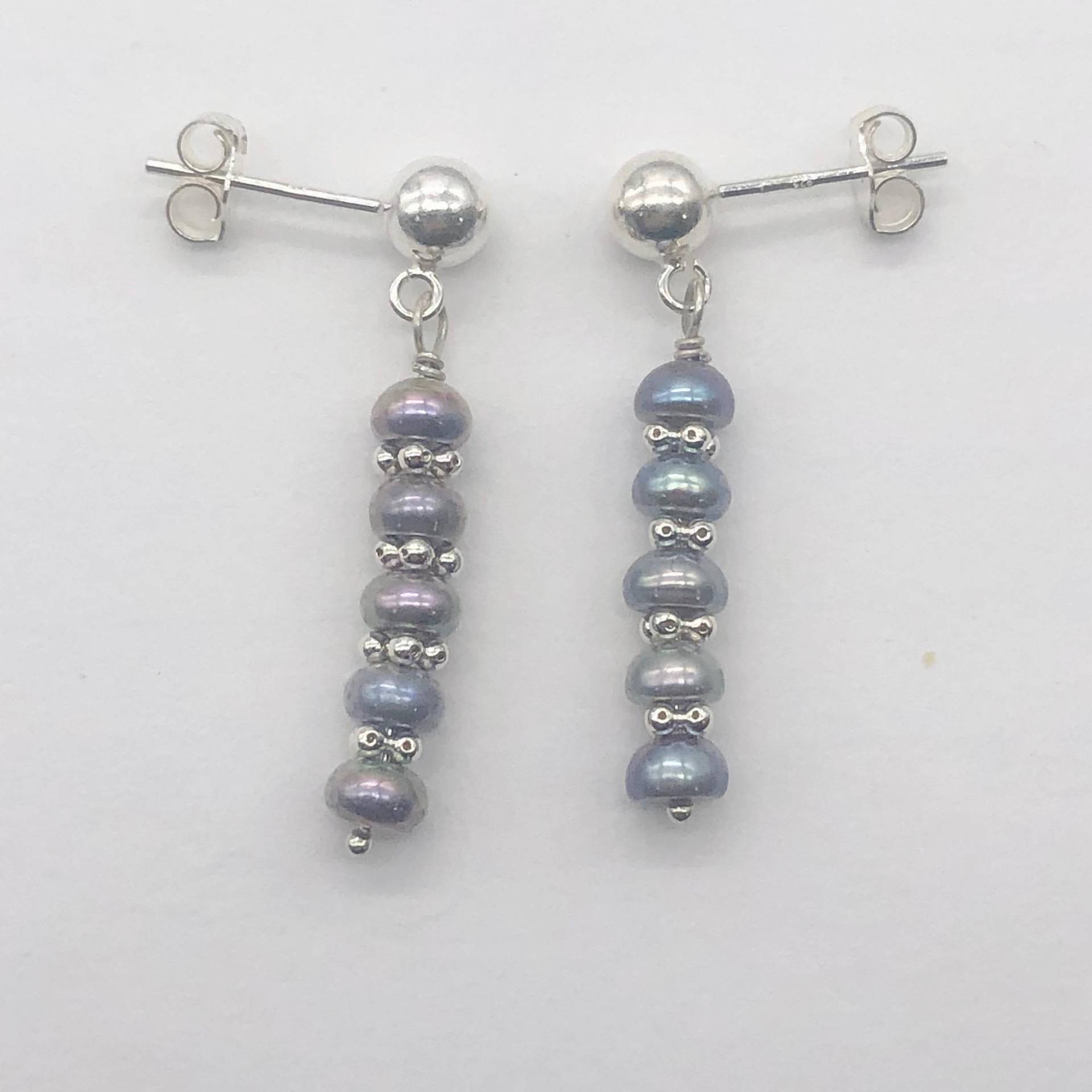 Fw Perlen Sterling Silber Anhänger | 1 "Lang Blau Post Ohrringe Fw Perlen Sterling Silber Anhänger | 1 "Lang Blau Post Ohrringe von PremiumBeadStudio