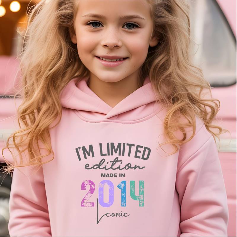 Personalisiertes Geschenk Für Mädchen + Jungen, Kinder Hoodie Mit Name Geburtstagsgeschenk Tochter, Geschenke Zum 11. Geburtstag Enkelin von PremiumPrintsDeluxe