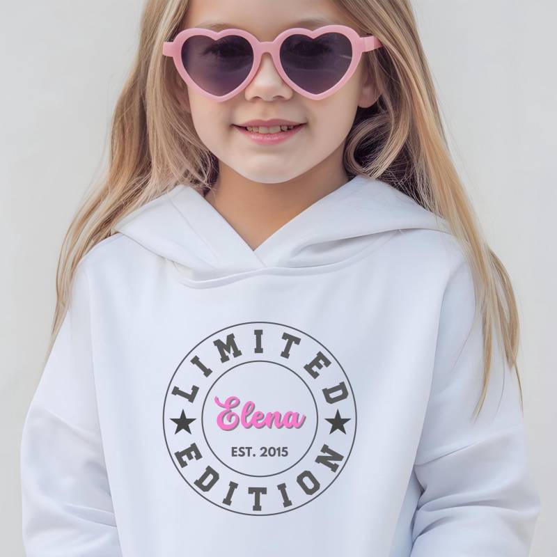 Personalisiertes Geschenk Für Mädchen + Jungen Kinder Hoodie Mit Name Geburtstagsgeschenk Tochter Sohn Geschenke Zum 10 Geburtstag Enkelin von PremiumPrintsDeluxe