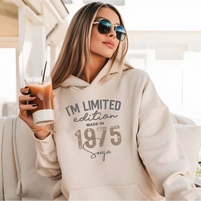 Personalisiertes Geschenk Zum 50 Geburtstag T-Shirt & Hoodie Mit Name Geschenke Mädchen Frau Tochter Freundin Geschenkidee Runder von PremiumPrintsDeluxe