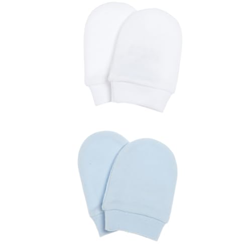 Prénatal Unisex Baby 2 Muffole in 100% Cotone Traspirante Set, Turquoise, One Size (2er Pack) von Prénatal