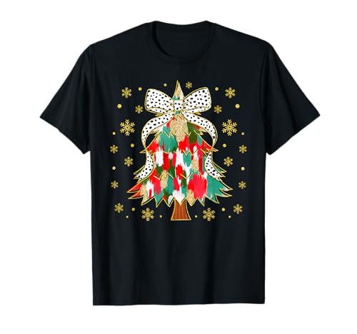 Weihnachtsbaum Herren Damen Xmas Kokette Bunt Weihnachten T-Shirt von Preppy Christmas Men Women Apparel Clothes Ideas
