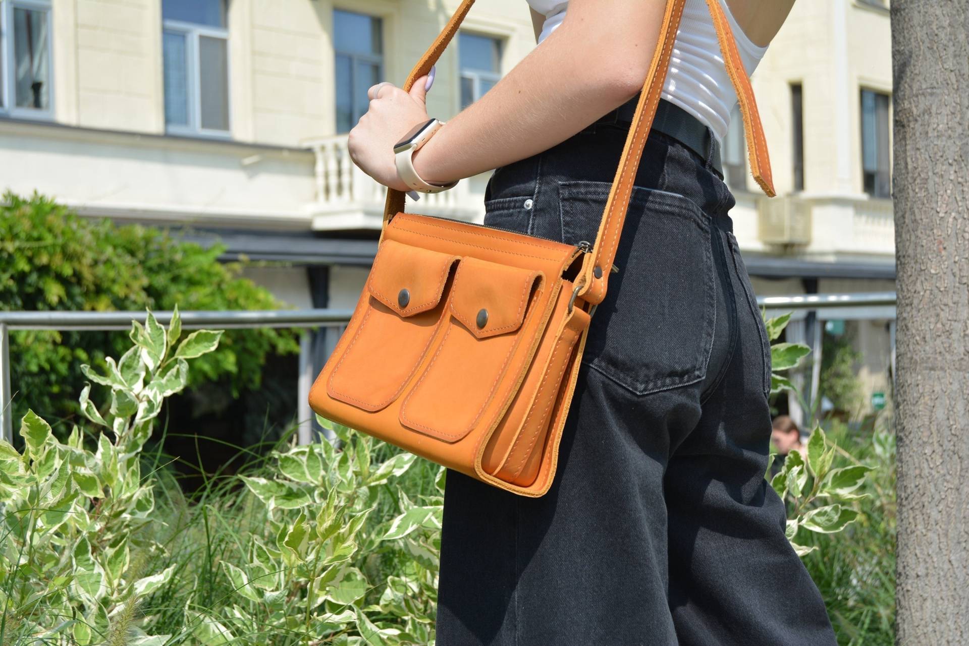 Echtleder Crossbody-Tasche, Kleine Cross-Body-Geldbörse Frauen, Personalisierte Geschenktasche Für Sie, Muttertagsgeschenke, Leder-Umhängetasche von PresentIdeaSirens